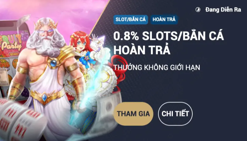 Chương trình hoàn trả 0.8%