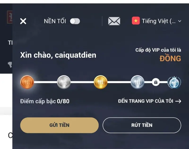 rút tiền M88